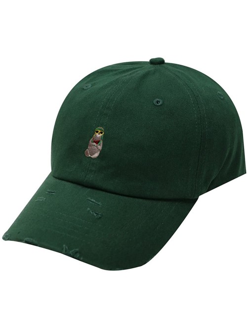 Baseball Caps Sloth Cotton Baseball Dad Caps - Qv440 Vintage Green - C418EOKCI9C $16.44