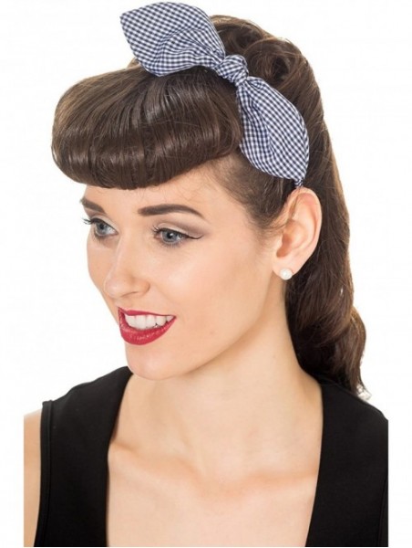 Headbands Riley Vintage Retro Headband - 3 Colours - Black / White - CA12CMR32P5 $16.13