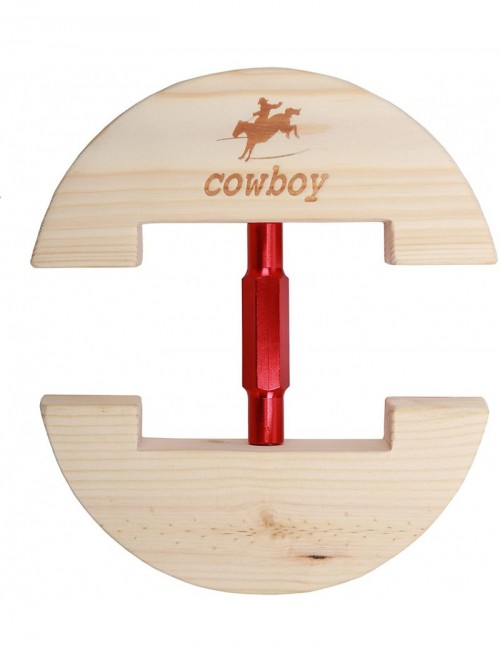 Cowboy Hats Hat Stretcher-Large Size 7 1/2" to 10 5/8"-Colourful Adjustable Buckle Heavy Duty-Easy to Use(Large- Red) - CS12N...
