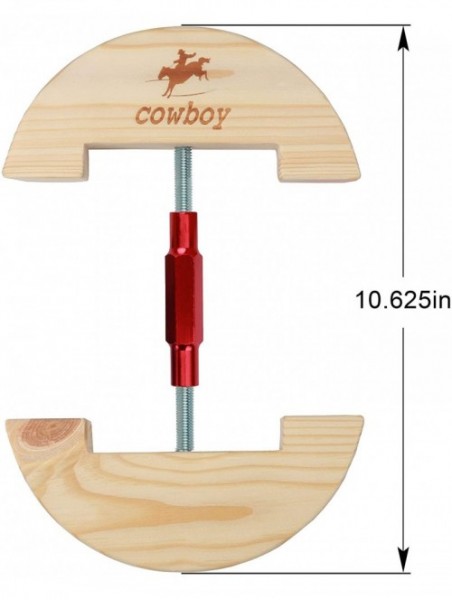 Cowboy Hats Hat Stretcher-Large Size 7 1/2" to 10 5/8"-Colourful Adjustable Buckle Heavy Duty-Easy to Use(Large- Red) - CS12N...