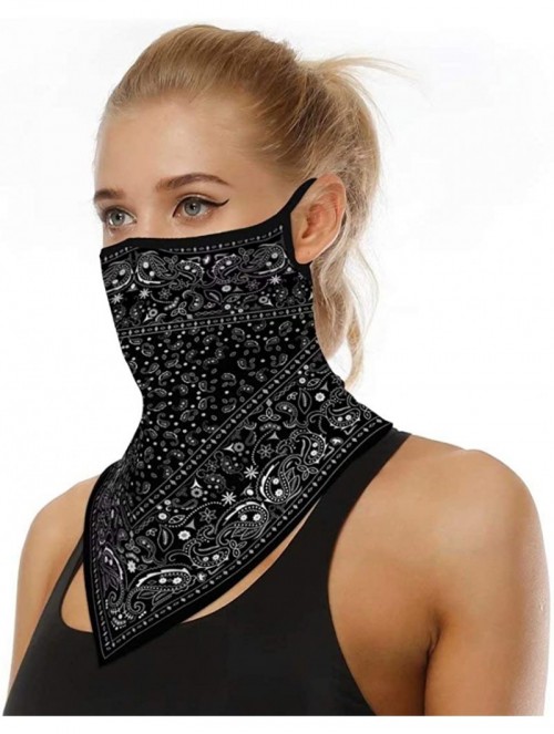 Balaclavas Face Scarf Bandana Ear Loops Face Mask Rave Balaclava Men Women Neck Gaiters Dust Wind Motorcycle Mask Headwear - ...