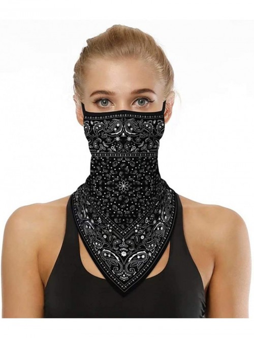 Balaclavas Face Scarf Bandana Ear Loops Face Mask Rave Balaclava Men Women Neck Gaiters Dust Wind Motorcycle Mask Headwear - ...