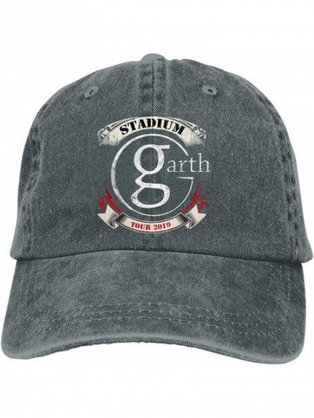 Baseball Caps Garth Brooks Denim Hat Fashion Can Adjust Denim Cap Baseball Cap Unisex - Deep Heather - CT18UDXHXMM $23.38