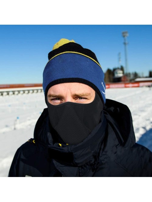 Balaclavas Balaclava Windproof Ski Face Mask for Cold Weather - Black - C618W55A2OO $9.95