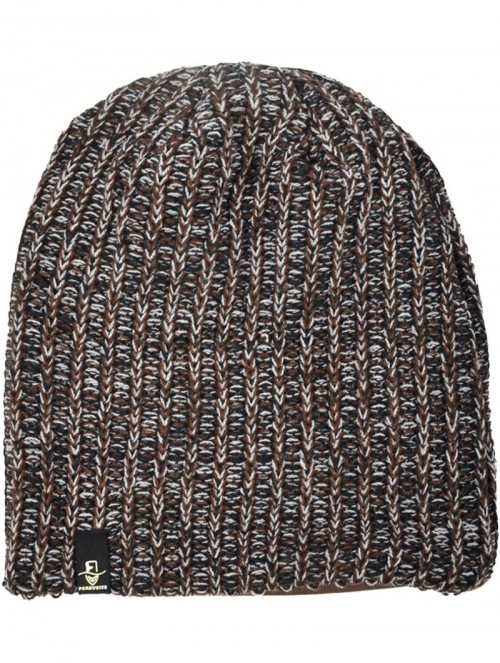 Skullies & Beanies Men's Slouchy Beanie Knit Crochet Rasta Cap for Summer Winter - Mixtz-grey - CP12O62TVYO $15.16