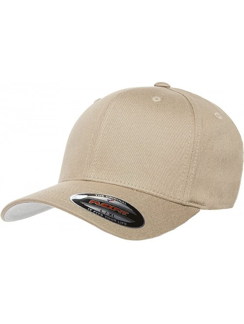 Baseball Caps Premium Original Fitted Hat Small/Medium Khaki - CQ129EIMAHZ $10.43