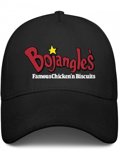 Baseball Caps Unisex Baseball Cap Printed Hat Denim Cap for Cycling - Bojangles' Famous Chicken-55 - CA19364KRWK $21.25