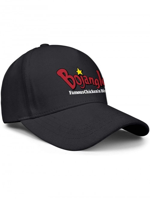 Baseball Caps Unisex Baseball Cap Printed Hat Denim Cap for Cycling - Bojangles' Famous Chicken-55 - CA19364KRWK $21.25