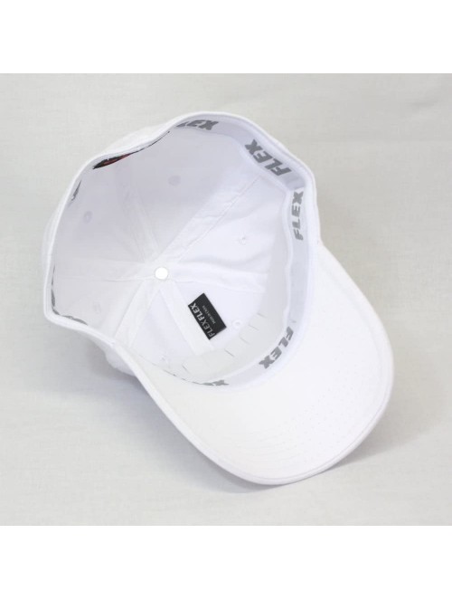 Baseball Caps Vintage Year Stretchable Cotton Flex Six Panel Anti-Odor Sweatband Baseball Cap - White - CX182AXNUQO $17.28