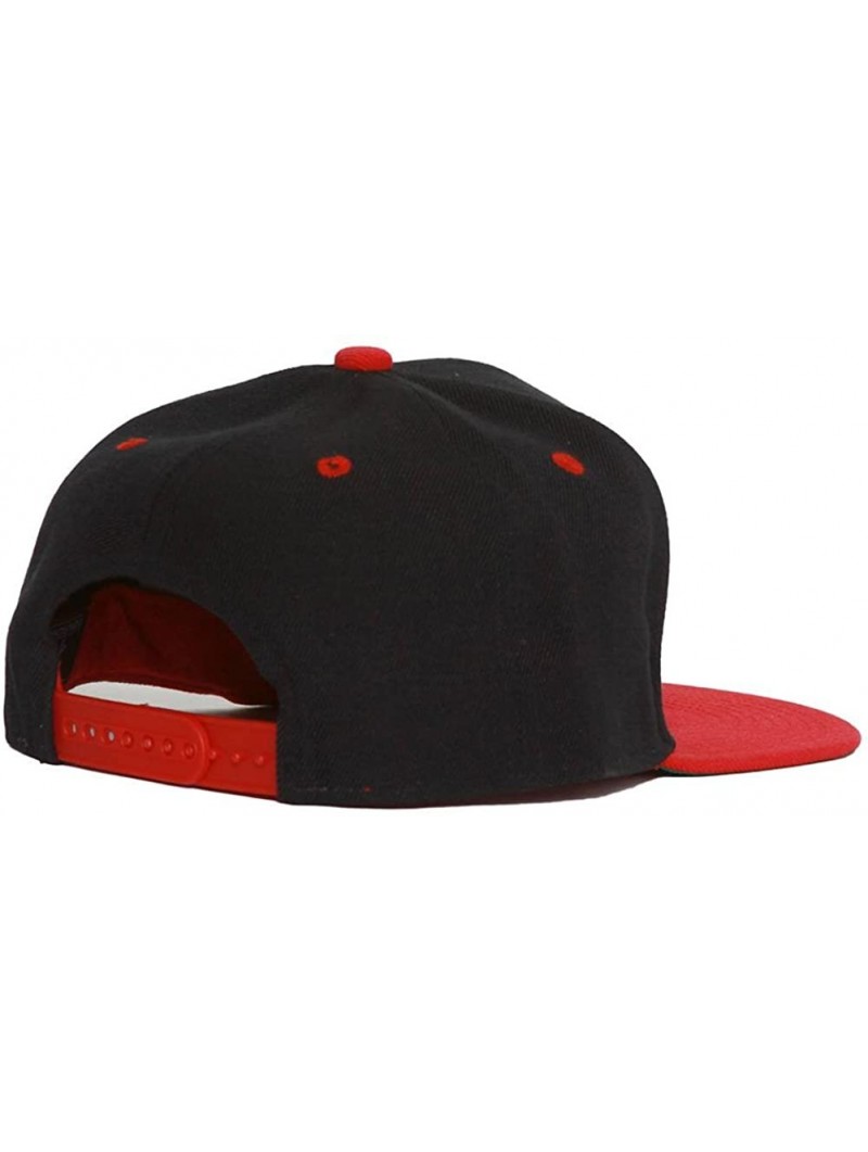 Baseball Caps Vintage Snapback Cap Hat - Navy/Red - CT116FOE81J $12.68