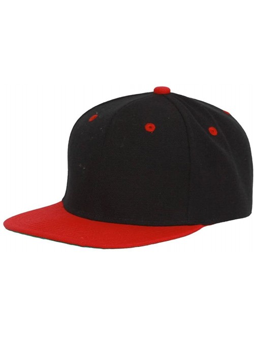 Baseball Caps Vintage Snapback Cap Hat - Navy/Red - CT116FOE81J $12.68