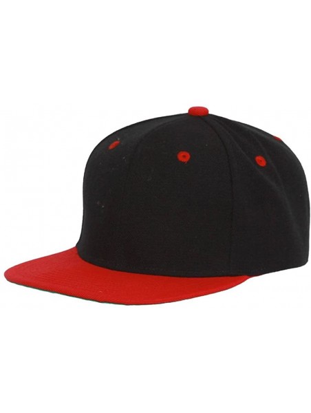 Baseball Caps Vintage Snapback Cap Hat - Navy/Red - CT116FOE81J $12.68