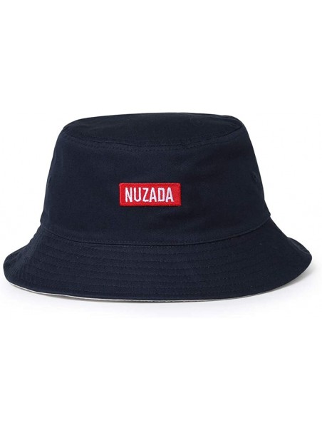 Bucket Hats Unisex Solid Colors Bucket Hat Summer Sun Cap - Blue - CM18NGOQRT4 $31.64