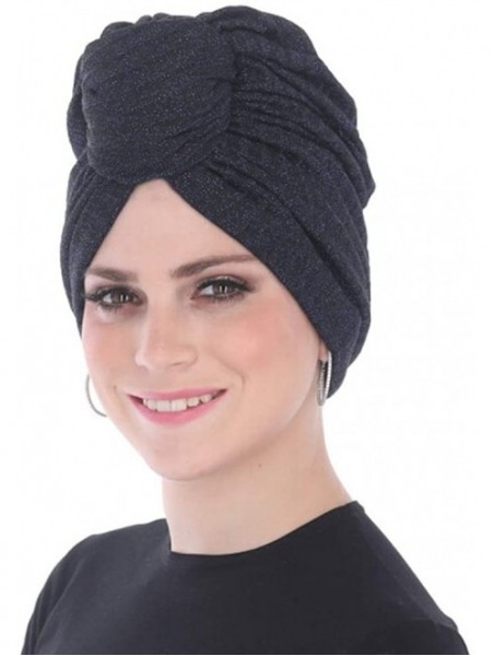 Headbands Turban Headwraps for Women with African Knot & Woven Lurex Thread for Extra Glimmer and Comfort for Cancer - CB193T...