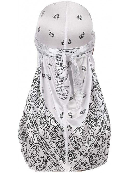 Skullies & Beanies Assorted Paisley Bandana Headwraps Womens - White - CA196NYZXN2 $9.89