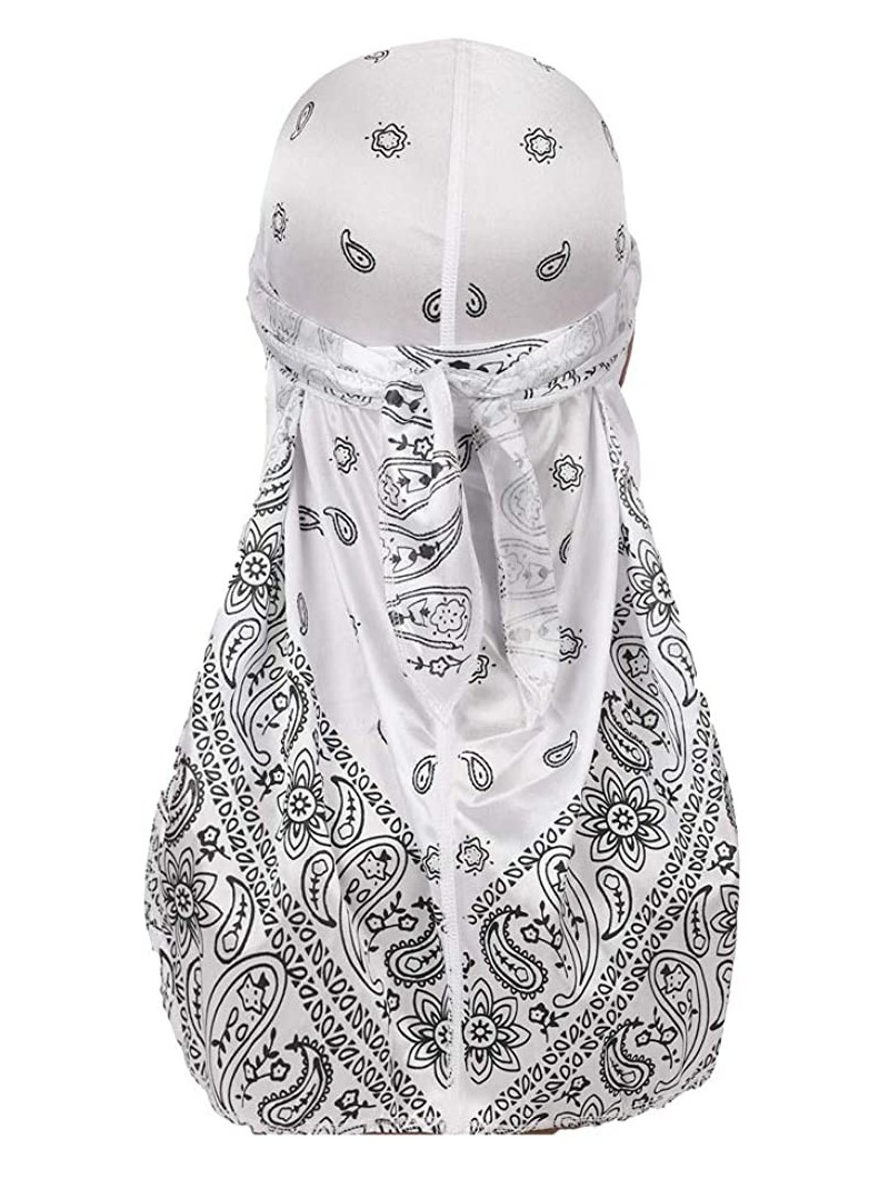 Skullies & Beanies Assorted Paisley Bandana Headwraps Womens - White - CA196NYZXN2 $9.89