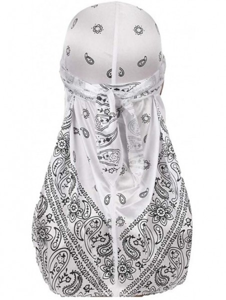 Skullies & Beanies Assorted Paisley Bandana Headwraps Womens - White - CA196NYZXN2 $9.89