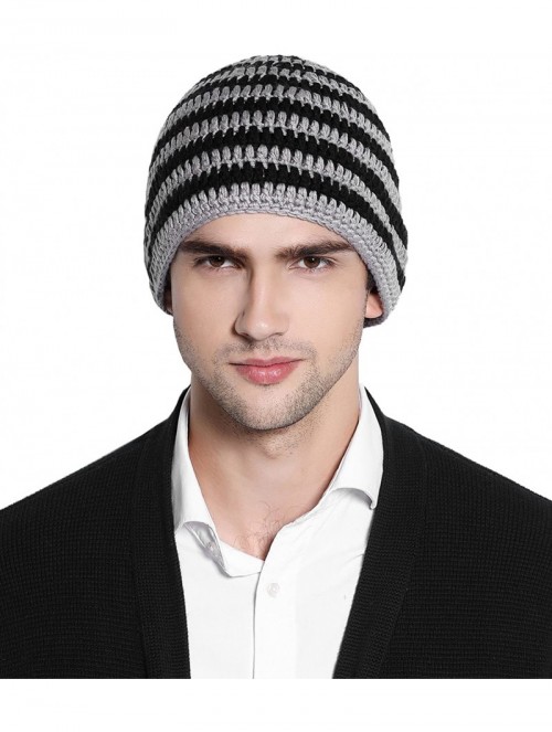 Skullies & Beanies Unisex Ski Wacky Beard Knit Winter Hat Beanie - Grey - CH11PL65005 $13.73