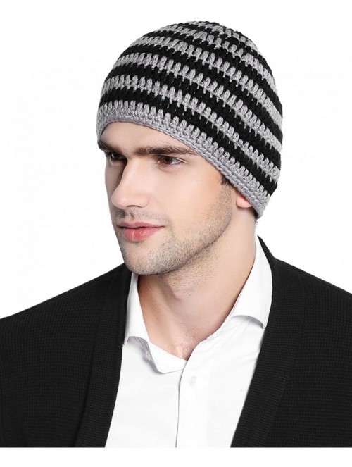 Skullies & Beanies Unisex Ski Wacky Beard Knit Winter Hat Beanie - Grey - CH11PL65005 $13.73