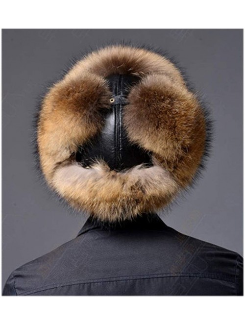 Balaclavas Faux Fur Bomber Hat Russian Ushanka Hat Tapper Hat with Earflap - Camel - C01887RMG7T $35.88