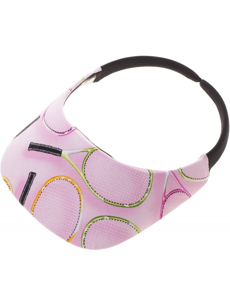 Visors Original Size Print Sport Sun Visor - Tennis Print - CW12E3BF49F $16.60