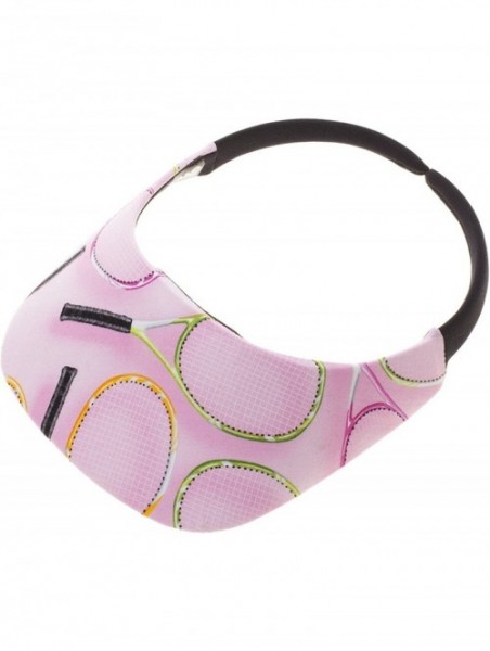 Visors Original Size Print Sport Sun Visor - Tennis Print - CW12E3BF49F $16.60