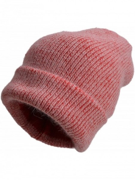 Skullies & Beanies Womens Cashmere Beanie Hat Ski Cap Slouchy Warm Winter Skull Y88 - Red - CK186ND0WWE $14.07