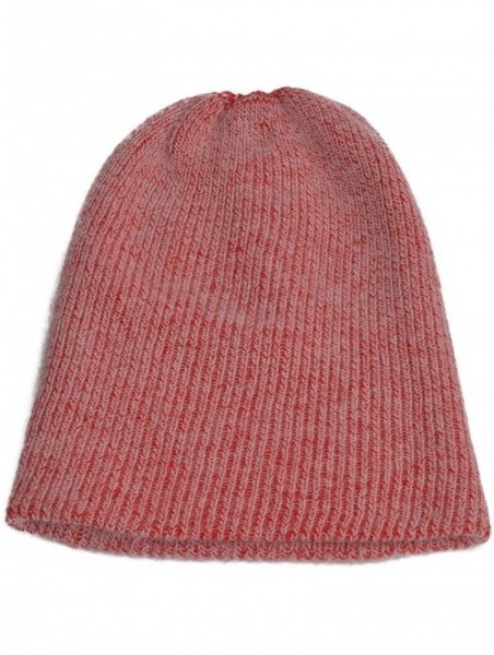 Skullies & Beanies Womens Cashmere Beanie Hat Ski Cap Slouchy Warm Winter Skull Y88 - Red - CK186ND0WWE $14.07