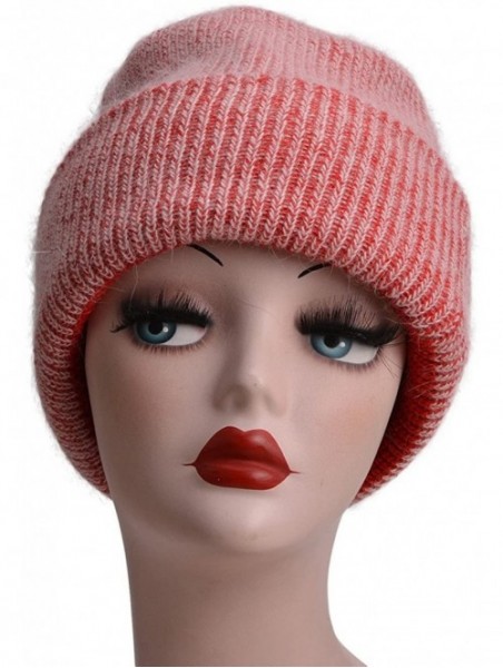 Skullies & Beanies Womens Cashmere Beanie Hat Ski Cap Slouchy Warm Winter Skull Y88 - Red - CK186ND0WWE $14.07