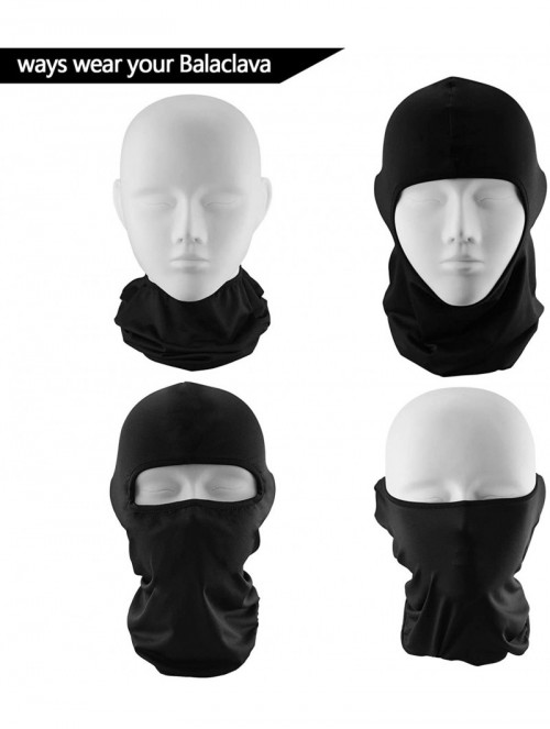 Balaclavas 2 Pack Balaclava Face Mask Windproof Ski Mask Hood Unisex Balaclava for Outdoor Sports Motorcycle Cycling Hiking -...