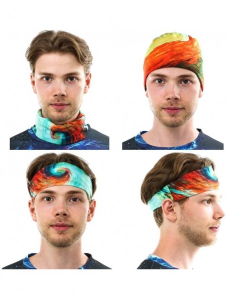 Balaclavas 16-in-1 Starry Sky Magic Headwear to Protect You from Sun- Wind and Dust - Cloudy Whirlpool - CM12J5IQZ2L $9.95