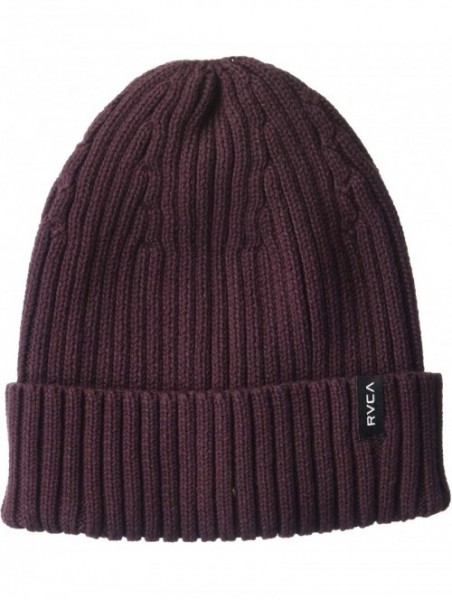 Skullies & Beanies Area Chunky Knit Beanie - Fudge - CF18QGGW6ZU $30.19