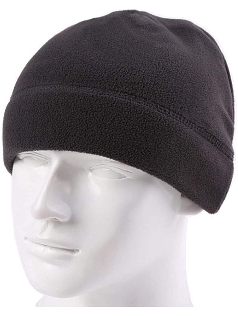 Skullies & Beanies Synthetic Microfleece Tactical Polartec Military - Grey - C818MG9L0SU $11.38