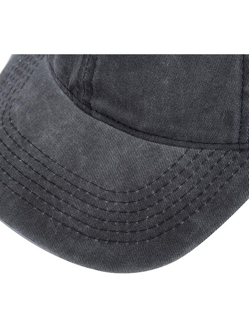 Baseball Caps Custom Embroidered Cowboy Hat Personalized Adjustable Cowboy Cap Add Your Text - Dark Gray - CQ18H9CQ46U $19.80