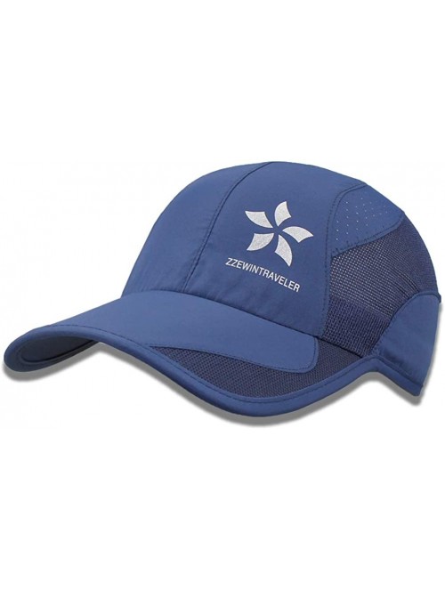 Baseball Caps Quick Dry Cap Running Hats Lightweight Breathable Soft Adjustable Outdoor Sports Hat for Men- Women - Navy - CS...