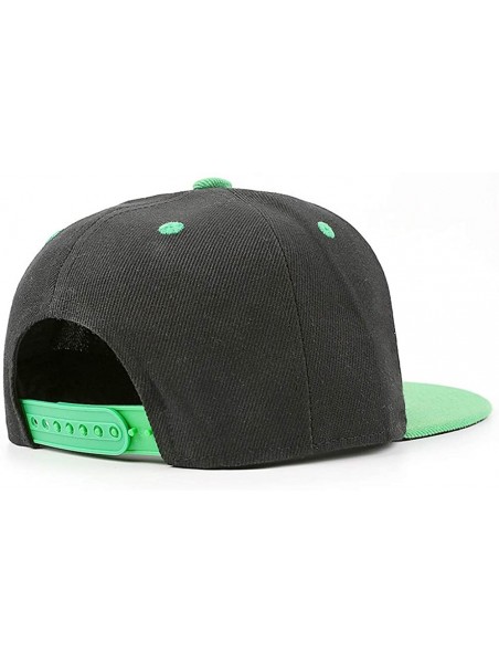 Baseball Caps Unisex Man Baseball Hat Hip Hop Adjustable Mesh Captain-Peterbilt-tiucks-Flat Cap - Green - CX18AHC43Q5 $25.19