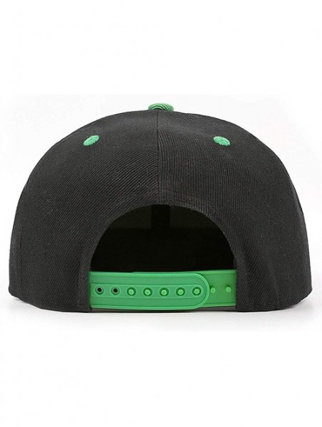 Baseball Caps Unisex Man Baseball Hat Hip Hop Adjustable Mesh Captain-Peterbilt-tiucks-Flat Cap - Green - CX18AHC43Q5 $25.19