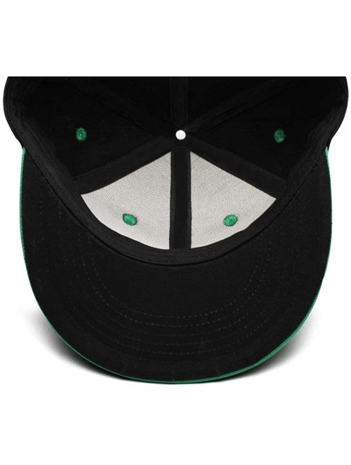 Baseball Caps Unisex Man Baseball Hat Hip Hop Adjustable Mesh Captain-Peterbilt-tiucks-Flat Cap - Green - CX18AHC43Q5 $25.19