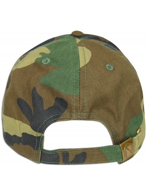 Baseball Caps Blessed Embroidered Dad Cap Hat Adjustable Polo Style Unconstructed - Woodland Camo - CZ18974IUZ6 $16.72