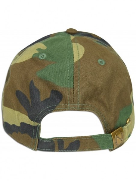 Baseball Caps Blessed Embroidered Dad Cap Hat Adjustable Polo Style Unconstructed - Woodland Camo - CZ18974IUZ6 $16.72