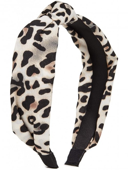 Headbands Women's Bengali Headband- Leopard- Print- Tan- One Size - C118WAA73NM $42.95