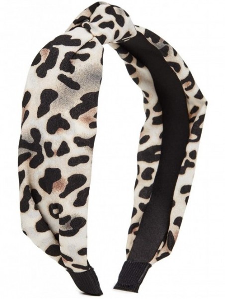 Headbands Women's Bengali Headband- Leopard- Print- Tan- One Size - C118WAA73NM $42.95