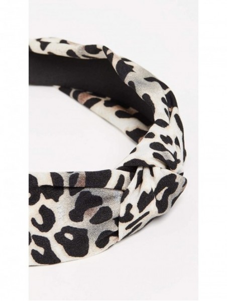 Headbands Women's Bengali Headband- Leopard- Print- Tan- One Size - C118WAA73NM $42.95