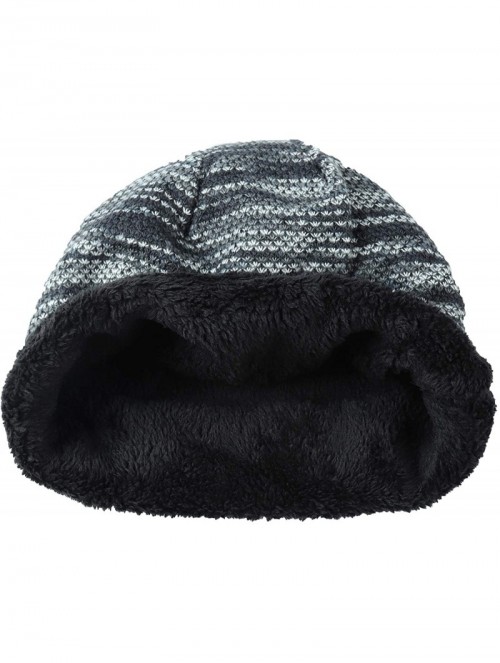 Skullies & Beanies Beanie Hat for Women Slouchy Winter Warm Hats Knit Thick Skull Cap - Et-m045-gy - CI18YZ5L8OT $16.28