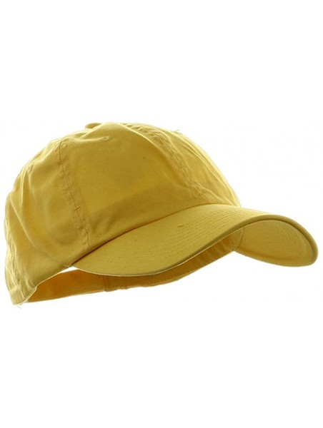 Baseball Caps Low Profile Dyed Cotton Twill Cap - Yellow - CY112GBZUL7 $10.16