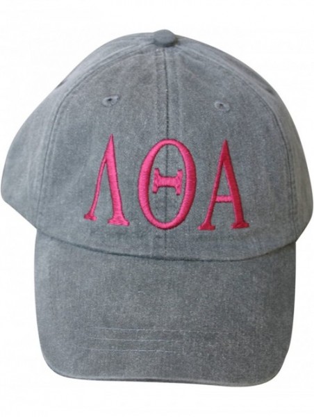 Baseball Caps Womens Lambda Theta Alpha Baseball Cap - Charcoal - CY129UNDSQR $26.20