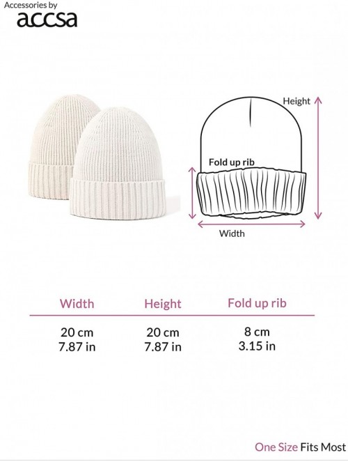 Skullies & Beanies Men Women Beanie Warm Winter Soft Cuff Slouchy Knit Hat 2 Pack - Light Grey and Khaki - CX194R55REA $10.54