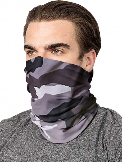 Balaclavas Bandana Neck Gaiter Scarf Breathable Headwear Cover Balaclava Head Buff Scarf - Green-209 - C2198S4Q66M $16.73