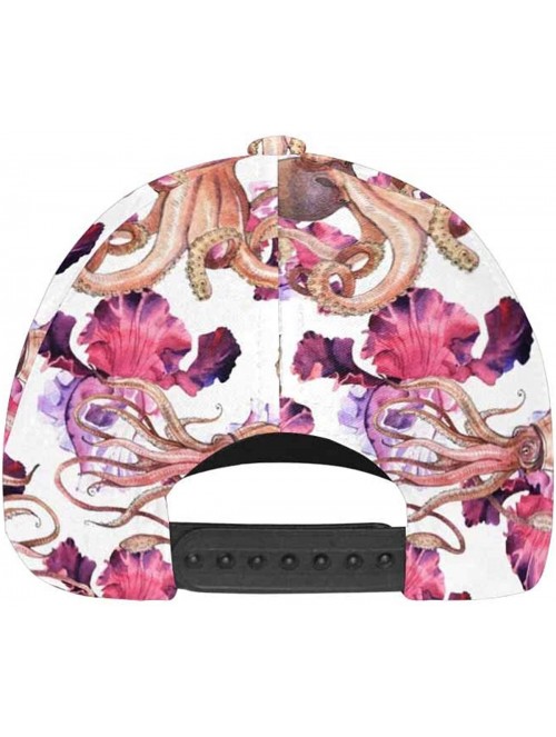 Baseball Caps Octopus Tentacles Sea Turtle Dolphin Adjustable Unisex Men Women All Over Print Dad Caps Classic Baseball Hats ...