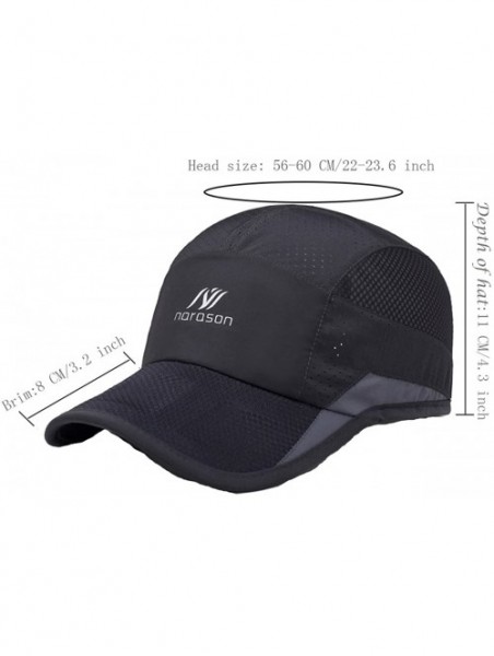 Baseball Caps Unisex Mesh Sport Cap Quick-Drying Outdoor Breathable Sun hat Runner UV Protection 50+ - Deep Gray a - CG17YYTM...